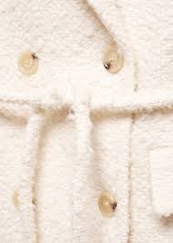 Coat with lapels and belt - Women | MANGO Niger