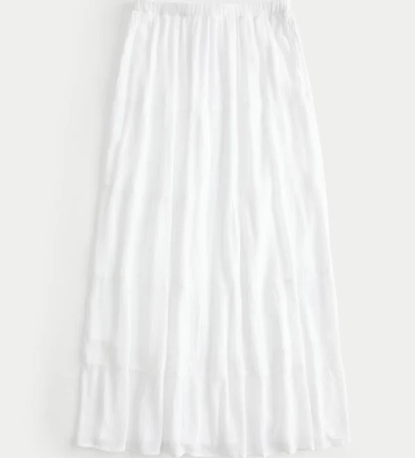 Hollister Women's Tiered Maxi Skirt