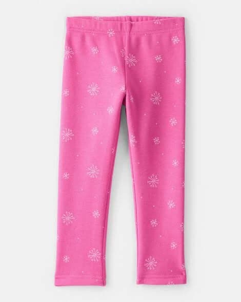 Carter's Toddler Girls Snowflake Pull-On Stretch Leggings