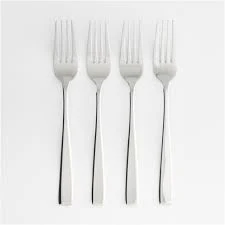 Crate & Barrel Aspen Dinner Forks (Set of 4)