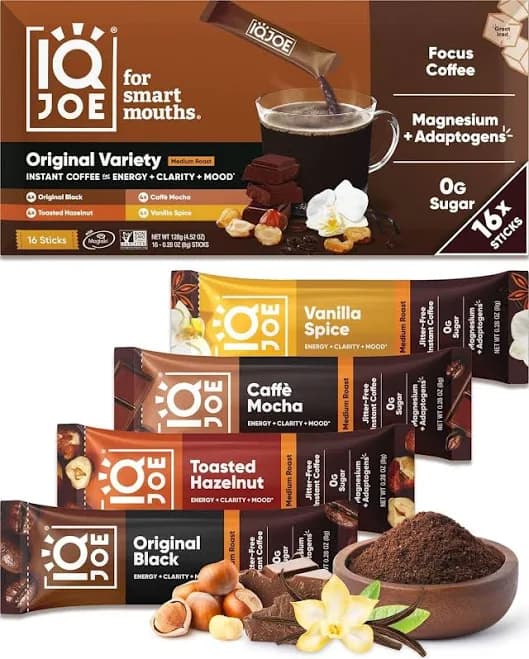 IQJOE Coffee Variety Pack 16 Sticks