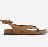 The Eleni Ankle-Wrap Thong Sandal