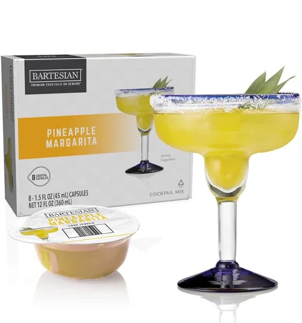 Bartesian Pineapple Margarita Cocktail Capsules