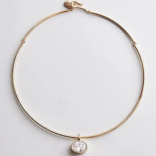 BaubleBar Lexi Crystal Collar Necklace