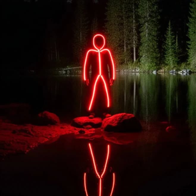 Glowy Zoey LED Stick Figure Costume
