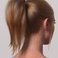 dForce Strand-Based Casual Side Parted Ponytail Hair for Genesis 9 and 8 Female | Daz 3D