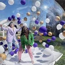 Amazon.com: XMHSSFF Inflatable Star Top Outdoor Bubble House Transparent Tent for Camping, Display & Events, 3m : Sports & Outdoors