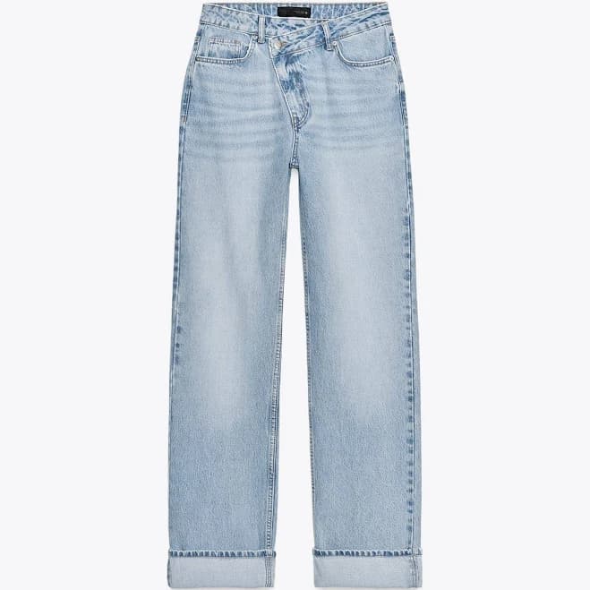 Zara Z.09 Crossover High Waist Full Length Jeans Women