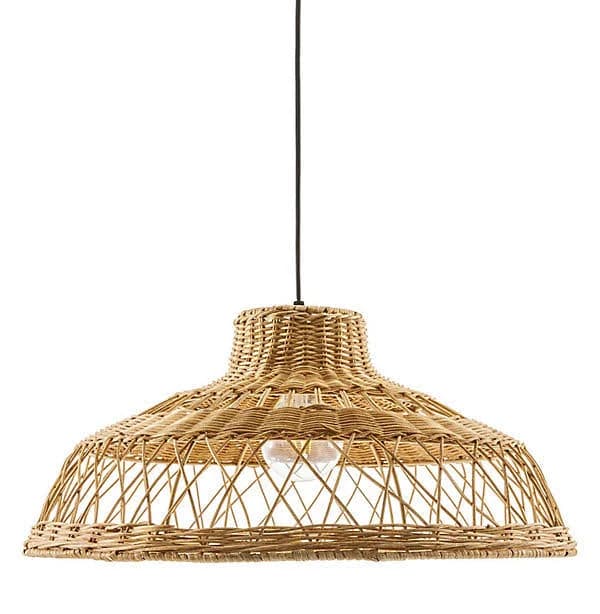 Anthropologie Radiant Rattan Pendant