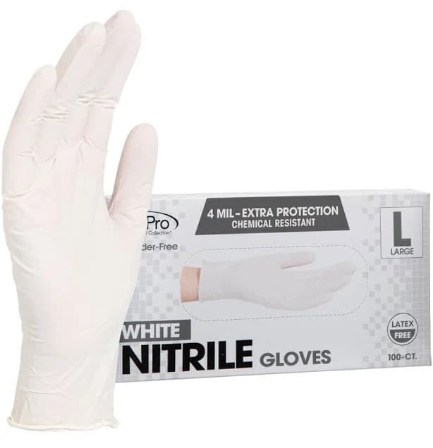 Forpro Professional Collection Disposable Nitrile Gloves Chemical Resistant Powder-Free