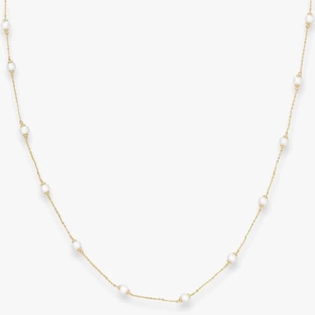 Melinda Maria Women's Faux Pearl Infinity Necklace