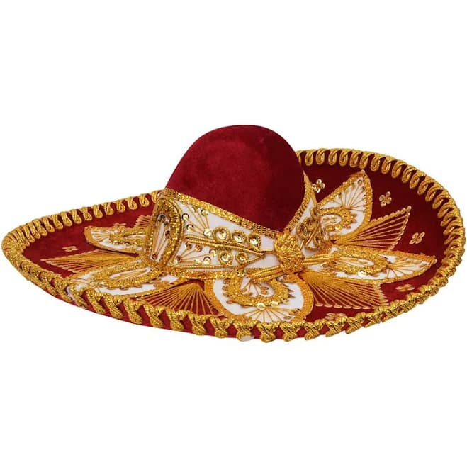 Fine Embroidery Mariachi Hat