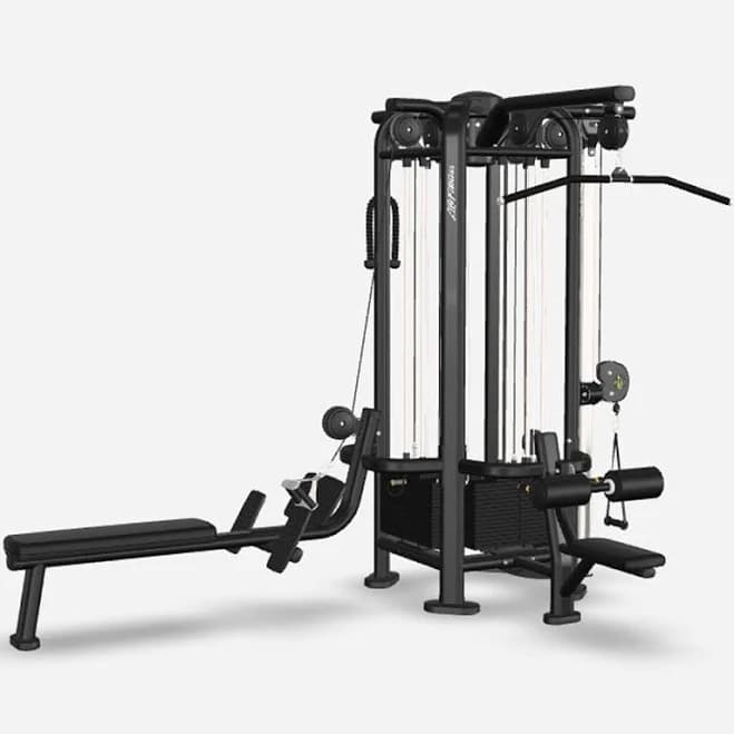 Life Fitness Power Play Core+4 Home Gym Workout Equipment Cable Crossover Machine
