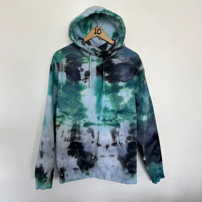 Hand Dyed Tie Dye Hoodie