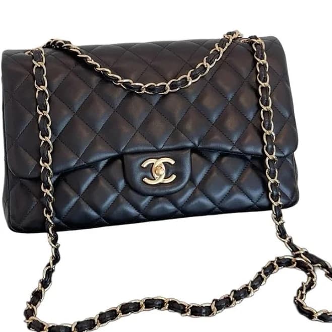 CHANEL Jumbo Classic Flap Lambskin with Gold Hardware