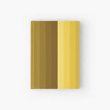 Shades of Gold Color Palette Stripes" Journal for Sale by TalBright | Redbubble