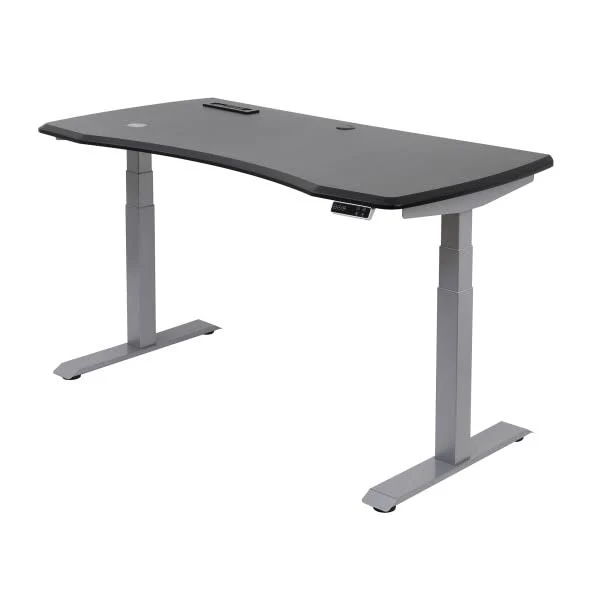 WorkPro Electric 60"W Height-Adjustable Standing Desk with Wireless Charging