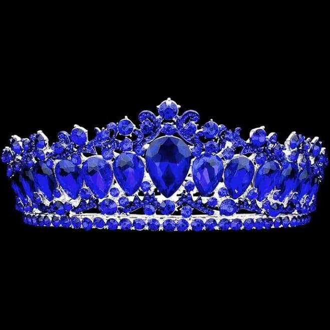 Teardrop Stone Crown Tiara