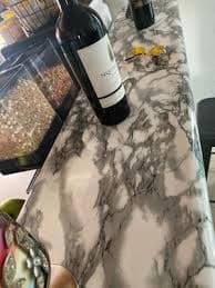 SAYFUT Marble Contact Paper Countertops-Self Adhesive Shelf Drawer Liner-Gray Decorative Contact Wallpaper-Waterproof, Peel and Stick, Easily Removable - Walmart Business Supplies