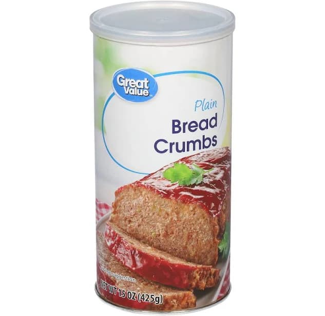 Great Value Plain Bread Crumbs 15 oz