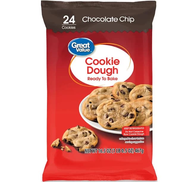 Great Value Chocolate Chip Cookie Dough