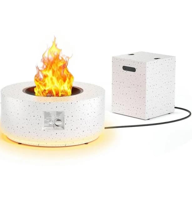 Evita Outdoor Fire Pit Table