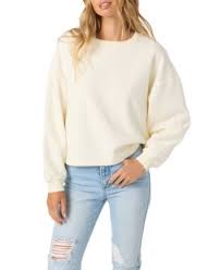 O'Neill Juniors' Crewneck Long Sleeve Top - Macy's