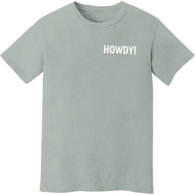 Howdy Washed Tee Western Graphic T-Shirt