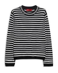 Buy Max & Co. Merino Wool Crewneck Sweater - Navy At 50% Off | Editorialist