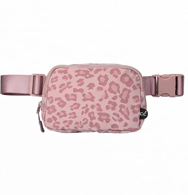 C.C Leopard Pattern Belt Bag Fanny Pack