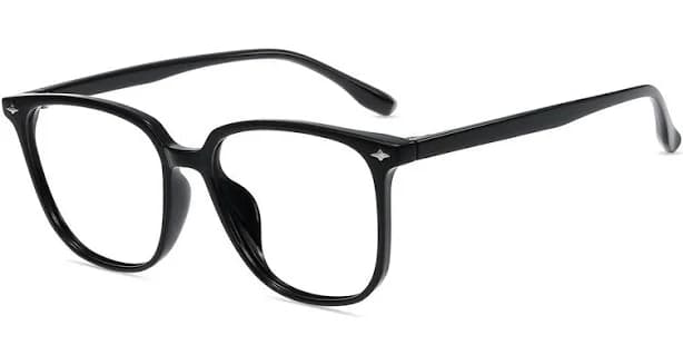 Firmoo Black Square Prescription Glasses Frame TR72413