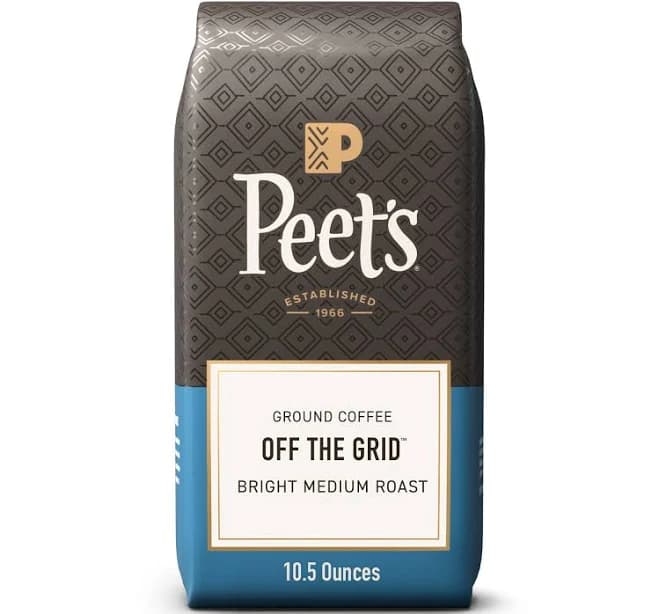 Peet's Coffee Ground Coffee Medium Roast Off the Grid