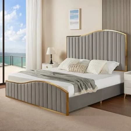 Vanacc Queen Platform Bed Frame