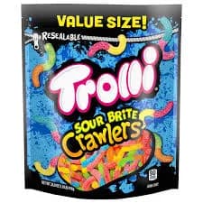 Trolli Sour Bite Crawlers Gummi Candy Value Size