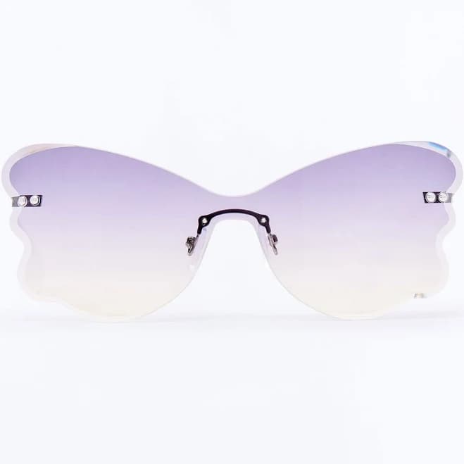 Fashion Nova Women's Butterfly Fairy Sunglasses