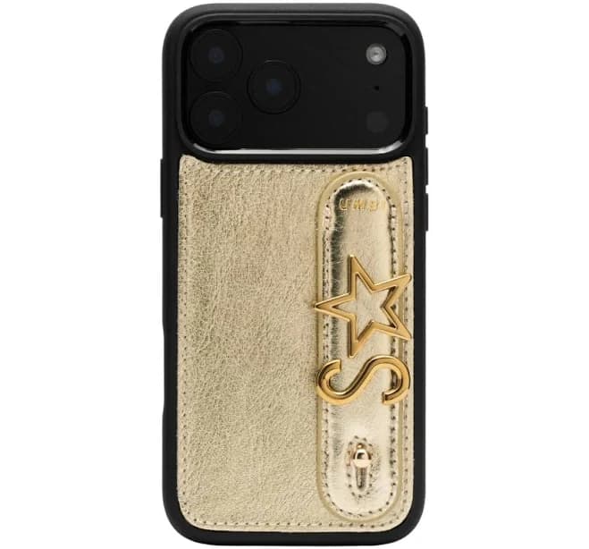 GLAM. Personalized Leather iPhone Case