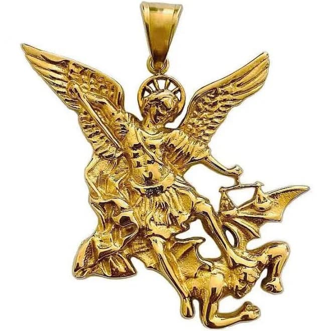 Gold XL Archangel Piece Chain