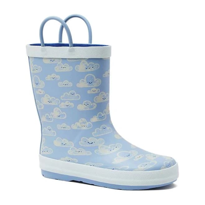 Lands' End Kids Waterproof Rubber Rain Boots