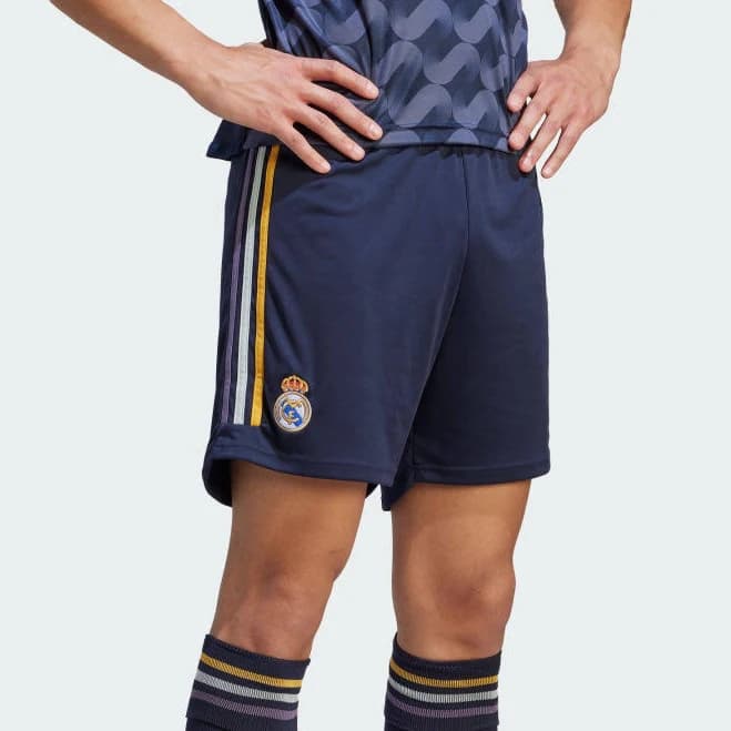 Men's adidas '23-'24 Real Madrid Away Shorts Navy