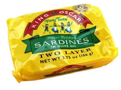 King Oscar Tiny Tots Finest Brisling Sardines
