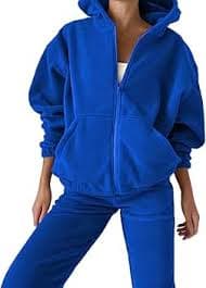 Fleece Tracksuit Set Women 2 Piece Long Sleeve Full Zip Up Hoodie Jogger Sweatpants Set Fuzzy Matching Lounge Set : Clothing, Shoes & Jewelry - Amazon.com