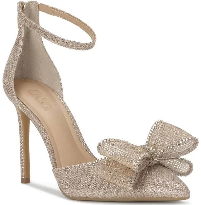 INC International Concepts Women's Kierstyn Point Toe Bow Sandals