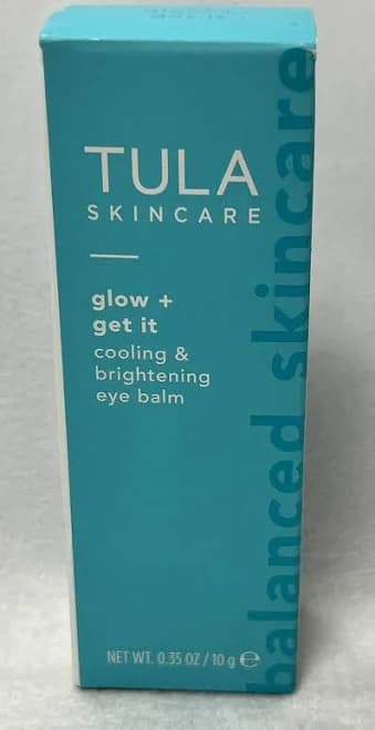 Tula Glow + Get It Cooling & Brightening Eye Balm 0.35 Oz/ 10 Full