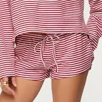 Edikted Women's Jaine Striped Drawstring Shorts