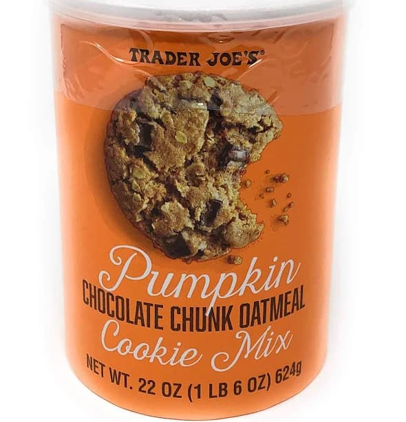 Trader Joes Pumpkin Chocolate Chunk Oatmeal Cookie Mix 22 oz.