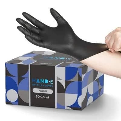 Hand-E Nitrile Gloves