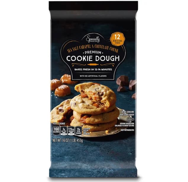 Sea Salt Caramel Chocolate Chunk Cookie Dough, 16 oz