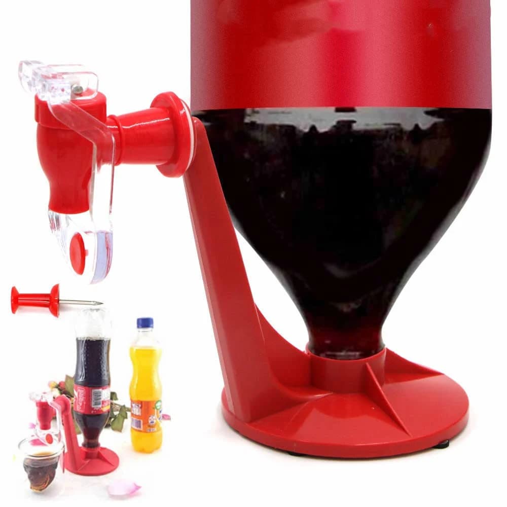 Coke Upside Carbonated Soda Dispenser Bottle