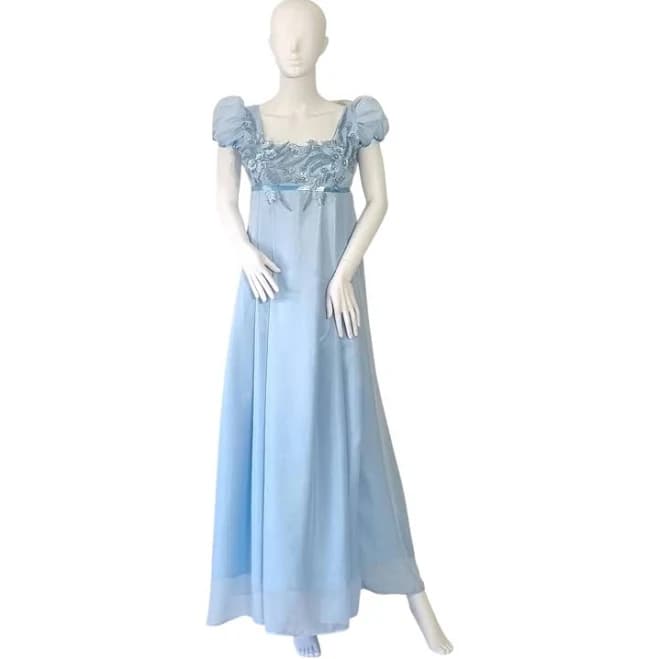 Regency Embroidery Gown