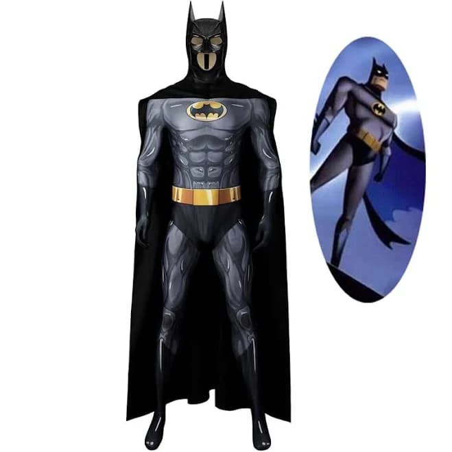 Batman The Animated Series Season1 Batman Costume Cosplay Bodysuit Men